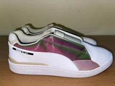 Puma AMQ MCQ Alexander McQueen Brace Lo Femme White Womens Trainers Sz 8.5