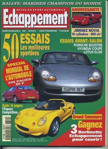 Echappement 350 1996 - echappement, 10/1996