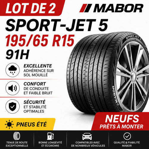 Lot pneus mabor sport jet - de,