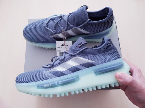Adidas nmd grey green - adidas,