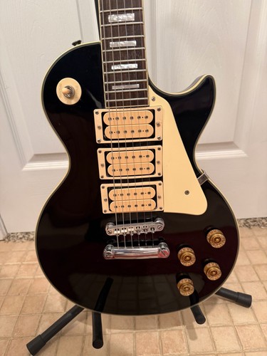 Epiphone les paul custom black - les,