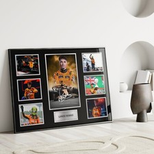 Lando Norris F1  Pre-Print Signed Poster - Framed/Unframed | A5 | A4 | A3