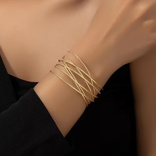 Bracelet manchette fantaisie - manchette,