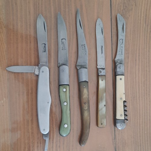 Lot couteaux pliants - lot,