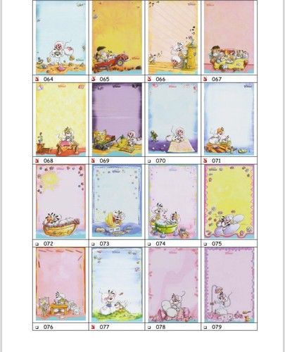 Lot 400 feuilles - feuilles, diddl