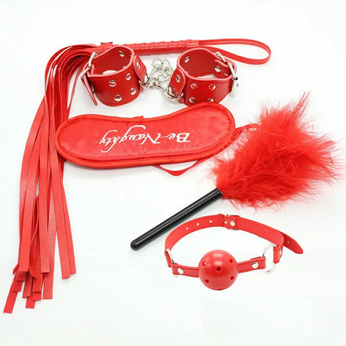 Kit bondage rouge - bondage, pièces