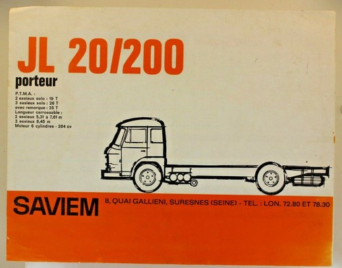 Prospectus brochure saviem - prospectus,