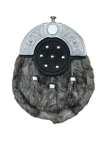 Sporran plaque chrome - sporran, de