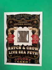 2012 TOPPS ALLEN & GINTER COLONY IN A CARD ARTEMIA SALINA SEA PETS