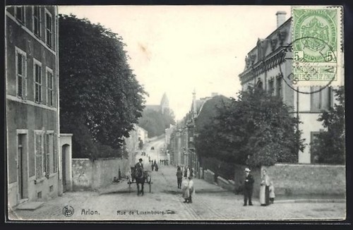 Cpa arlon rue - cpa, arlon,