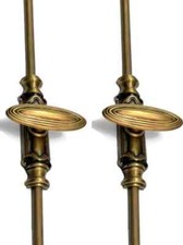 2 Sets quality made 110" Inch LARGE oval knob version CREMONE slide bolt 280 cm