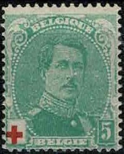 Belgique 1914 croix - croix, rouge