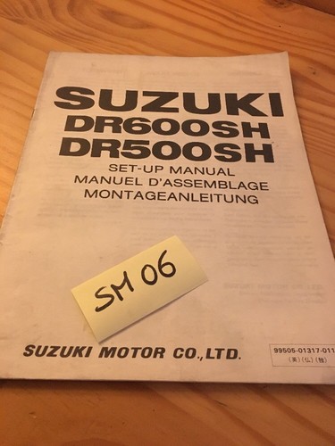 Suzuki dr600sh dr500sh - suzuki, dr500