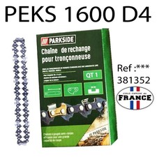 CHAINE POUR  tronçonneuse PARKSIDE PEKS 1600 D4 livraison gratuite 381352