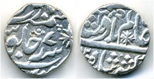 Silver rupee, Shah Alam II (1759-1806), RY8, Kora, Mughal issue by Mirza Najaf K