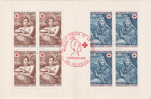 France carnet croix rouge - 1,