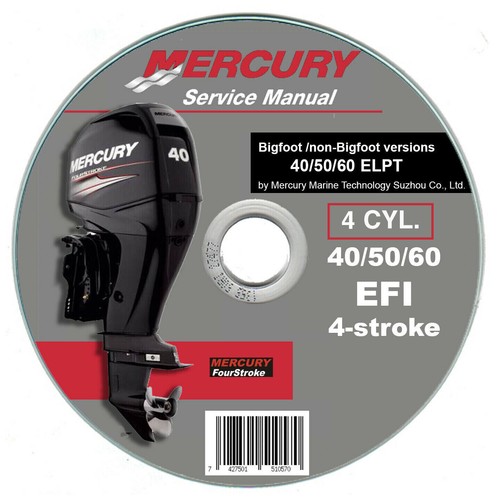 Mercury efi elpt 4 - 40/50/60, (4