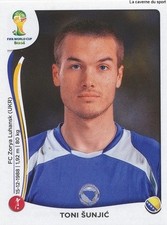 437 TONI SUNJIC # BOSNIA STICKER PANINI FIFA WORLD CUP BRAZIL 2014