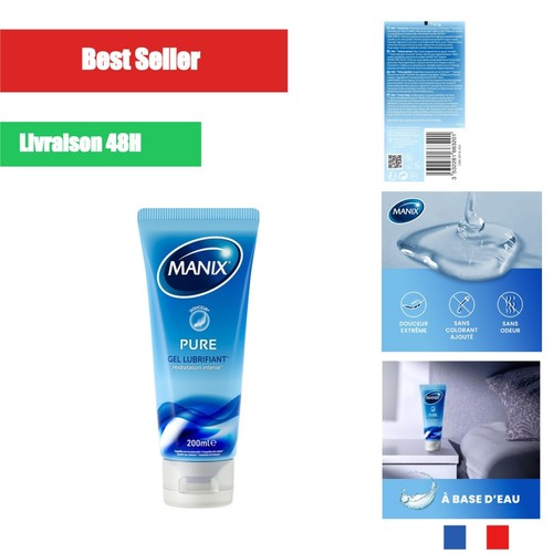 Manix pure gel lubrifiant - gel, à
