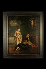 Étonnante ancienne peinture