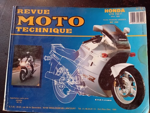 Vfr750f revue technique - revue,