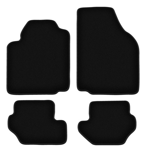 Tapis sol velours noir - de,
