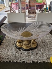 Coupe En Verre Bronze Et