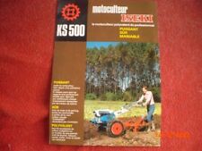 OLD ADVERTISING LEAFLET TILLER ISEKI KS 500