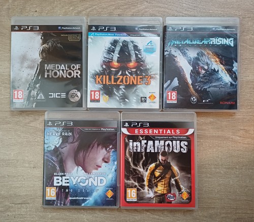 Lot jeux playstation medal - lot,