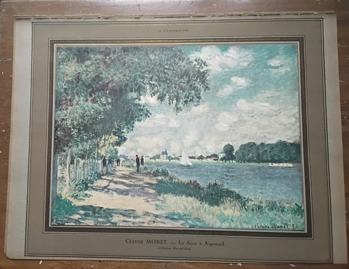 Affichette chromo lithographie