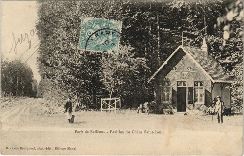 Old postcard foret - foret, belleme