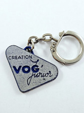 KEYRING - Vog' Junior ZIPPER - Vintage Painted Metal 1960s