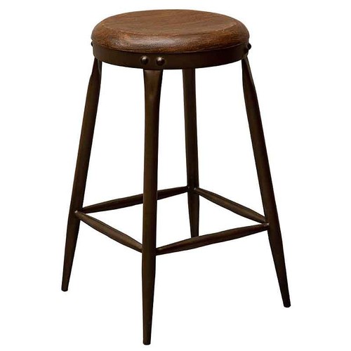 Tabouret atelier pin fer - pin,