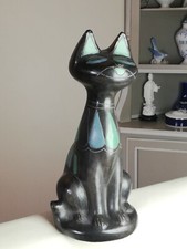 Antique Manuel Felguerez Mexico Terracotta Cat 