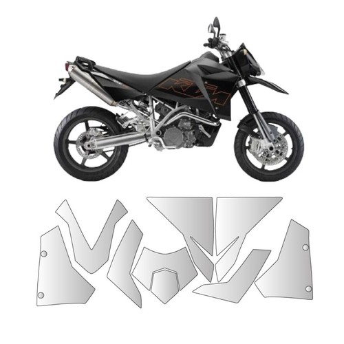 Vinyle ppf ktm 950 supermoto - ktm,