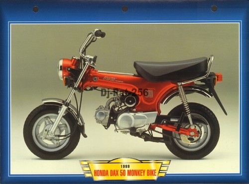 Fiche moto honda dax - fiche, 50