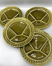 Lot of 4 Vintage Fondue Plates - Sarreguemines - Retro Design 60s/70s 