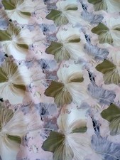 Satin de soie motif abstrait