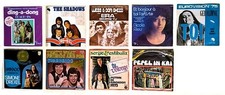 Lot de 9 disques vinyles EUROVISION 1975