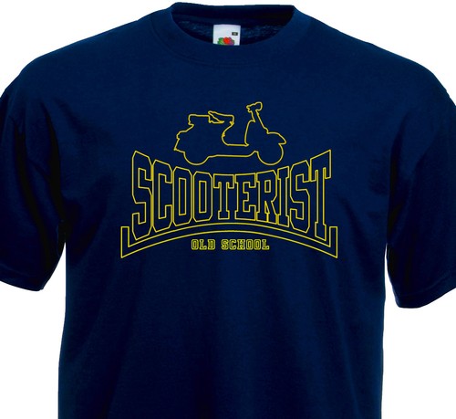 Tee shirt scooterist - tee, old