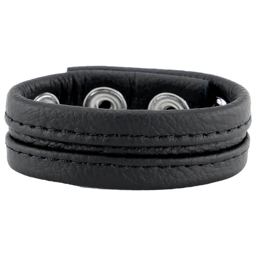 Cockring cuir pressions the - cuir, 3