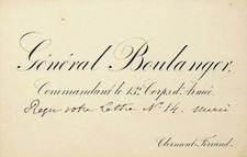 ✒ C.A Georges BOULANGER