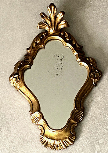 Petit miroir style louis - petit, xv