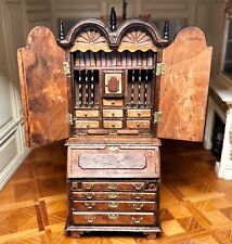 Dolls house miniature 1:12 ARTISAN ** STUNNING ** secretaire/ desk/bureau - 1998