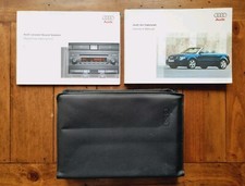 AUDI A4 CABRIOLET (2002 - 2005) Owners Manual / Handbook + Audio Guide + Wallet