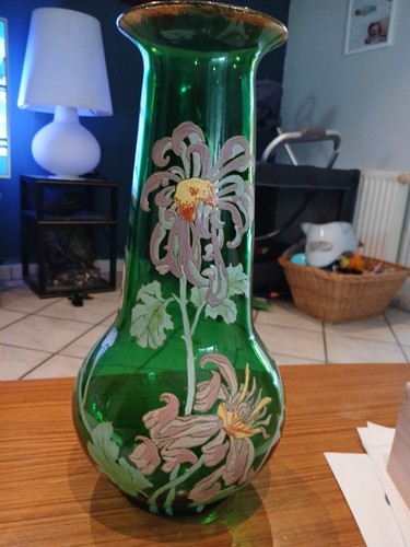 Grand vase email art nouveau - vase,