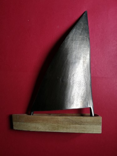 Sculpture acier bois - acier, et