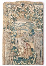 Renaissance tapestry, Flanders, 16th century, garden, allegory, tapestry 16th