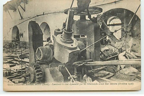 Auby usine zinc des - usine,