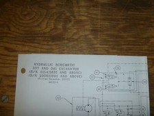 Bobcat 337 341 Excavator Hydraulic Schematic Diagram Manual